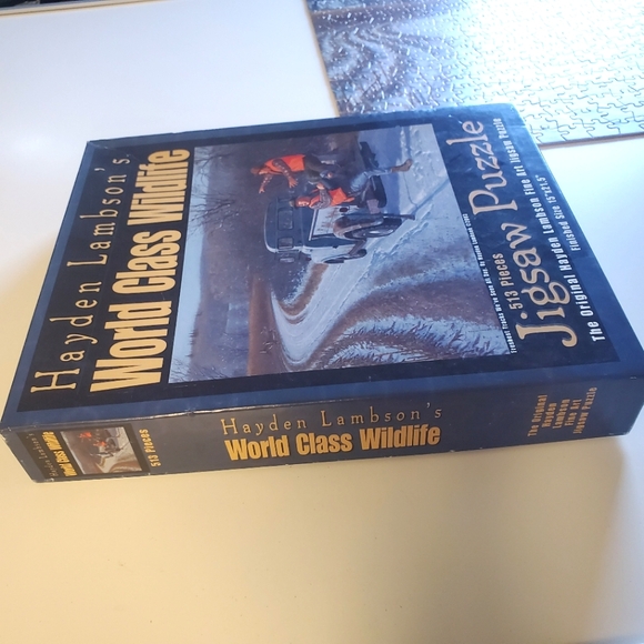 Hayden Lambson's Wildlife 513pc Puzzle "Freshest Tracks We've Seen All Day" - Picture 4 of 11